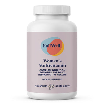 FullWell Women's Multivitamin - Daily Multivitamin for Reproductive Health - Supports Future Fertility, Hormone Balance & Overall Wellness - Antioxidant Blend - CoQ10 & PQQ - 90 Count (30 Servings) FullWell buy supplements canada