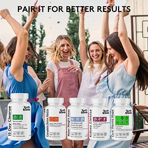 Youth & Tonic 15 Day Colon Cleanser & Detox for Waste Loss to Feel Lighter Youth & Tonic buy supplements canada