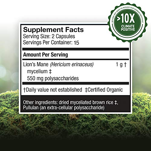 Host Defense, Lion's Mane Capsules, Promotes Mental Clarity, Focus and Memory Host Defense buy supplements canada