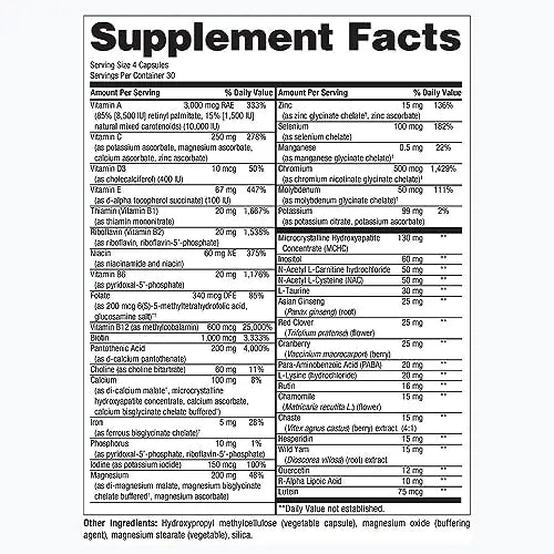 PureFormulas PureMulti for Women - Comprehensive Multivitamin for Women with Essential Nutrients and Herbal Support Womens Daily Multivitamins PureFormulas buy supplements canada