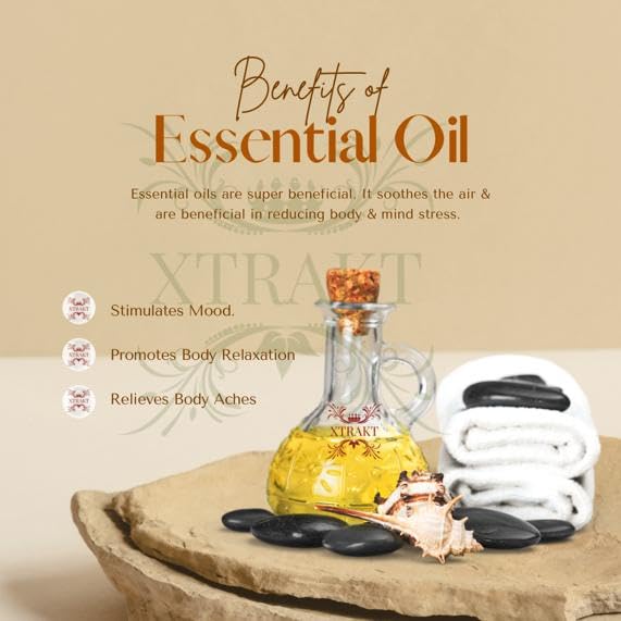 XTRAKT Pure Rose Essential Oil - Therapeutic Grade Aromatherapy Oil for Elegance and Emotional Balance XTRAKT buy supplements canada
