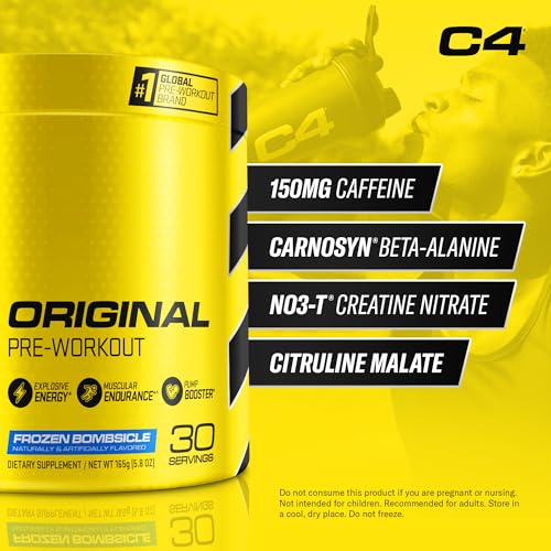 Cellucor C4 Original Pre Workout Powder Frozen Bombsicle Sugar Free Preworkout Cellucor buy supplements canada