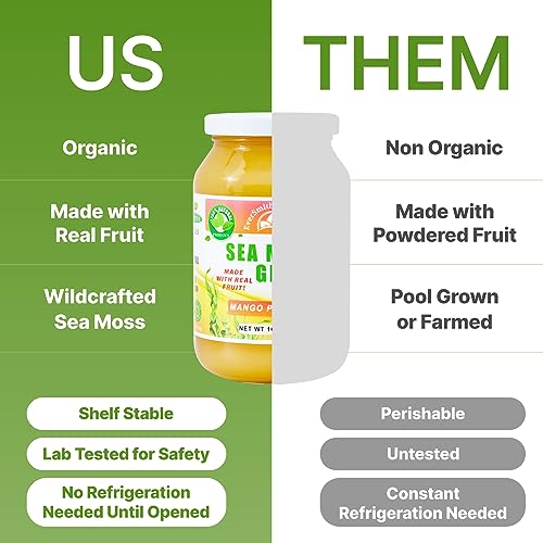 EverSmith Organics - Wildcrafted Irish Sea Moss Gel | Made in USA | Rich in Vitamins EverSmith Organics buy supplements canada