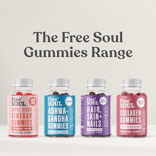 Collagen Gummies, Marine Collagen Supplement with Effective Type 1 Hydrolysed Collagen Peptides Free Soul buy supplements canada