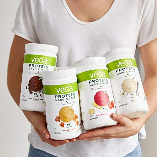 Vega Protein Made Simple, Dark Chocolate - Stevia Free Vegan Protein Powder Vega buy supplements canada