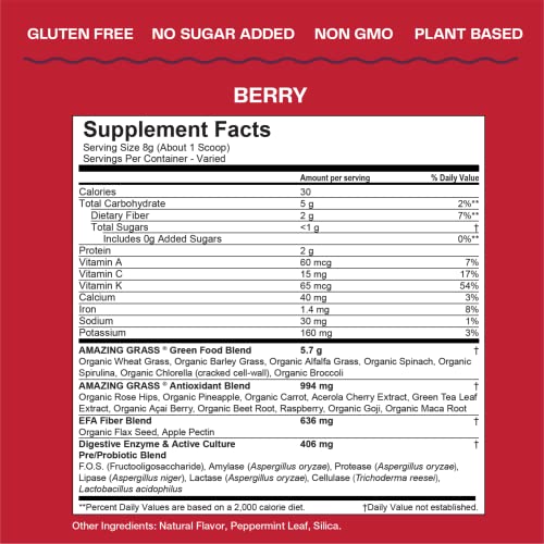 Amazing Grass Greens Blend Superfood: Super Greens Powder Smoothie Mix with Organic Amazing Grass buy supplements canada