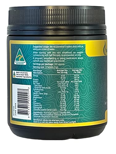 BioGenesis Chlorella Tablets, 600 Tablet Count (500mg) Biogenesis buy supplements canada