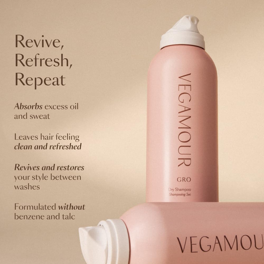 VEGAMOUR GRO Dry Shampoo Full Size, Volumizing Dry Shampoo Spray Formulated Without Benzene, Supports Thicker Fuller Looking Hair, Natural Citrus Scent, 3.95 oz VEGAMOUR buy supplements canada