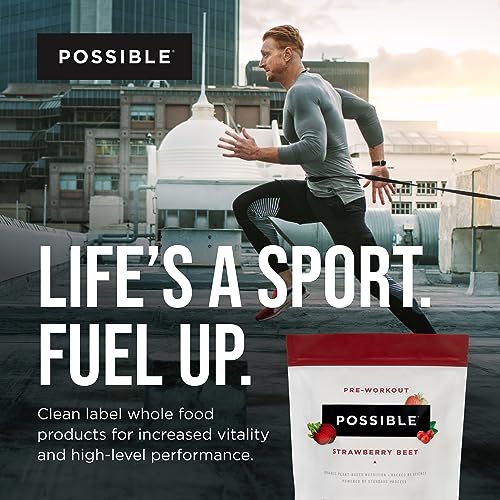 Possible Beet Pre-Workout - Strawberry Beet Flavor - Individually Wrapped Servings Possible buy supplements canada