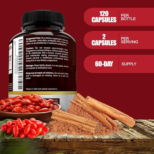 NutriFlair Premium Berberine HCL 1200mg, 120 Capsules - Plus Pure True Ceylon Cinnamon NutriFlair buy supplements canada