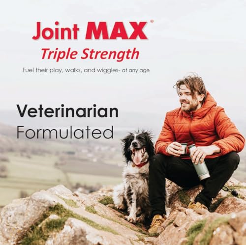 Joint Max TS Joint Supplement Vet Formulated Pain & Inflammation Relief Treats Hip Dysplasia & Arthritis, Glucosamine, Chondroitin, Turmeric, MSM, HA, Creatine, Omega 3 EPA + DHA.120 Soft Chews Joint Max buy supplements canada