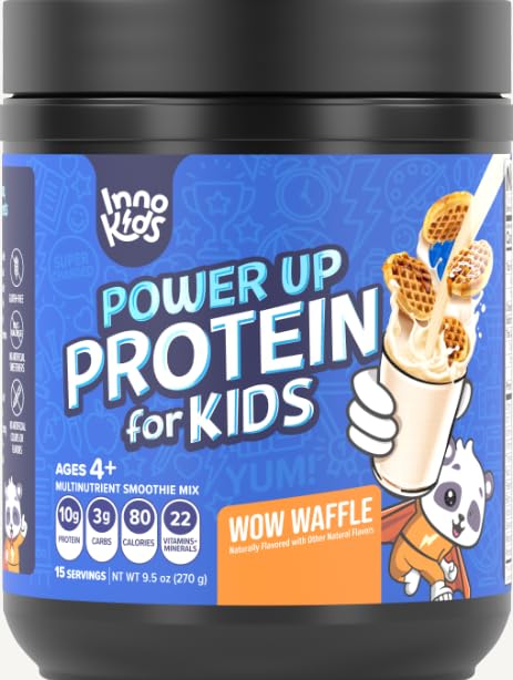 InnoSupps Power Up Protein for Kids Wow Waffle Flavor: Delicious Whey Nutrition InnoSupps buy supplements canada