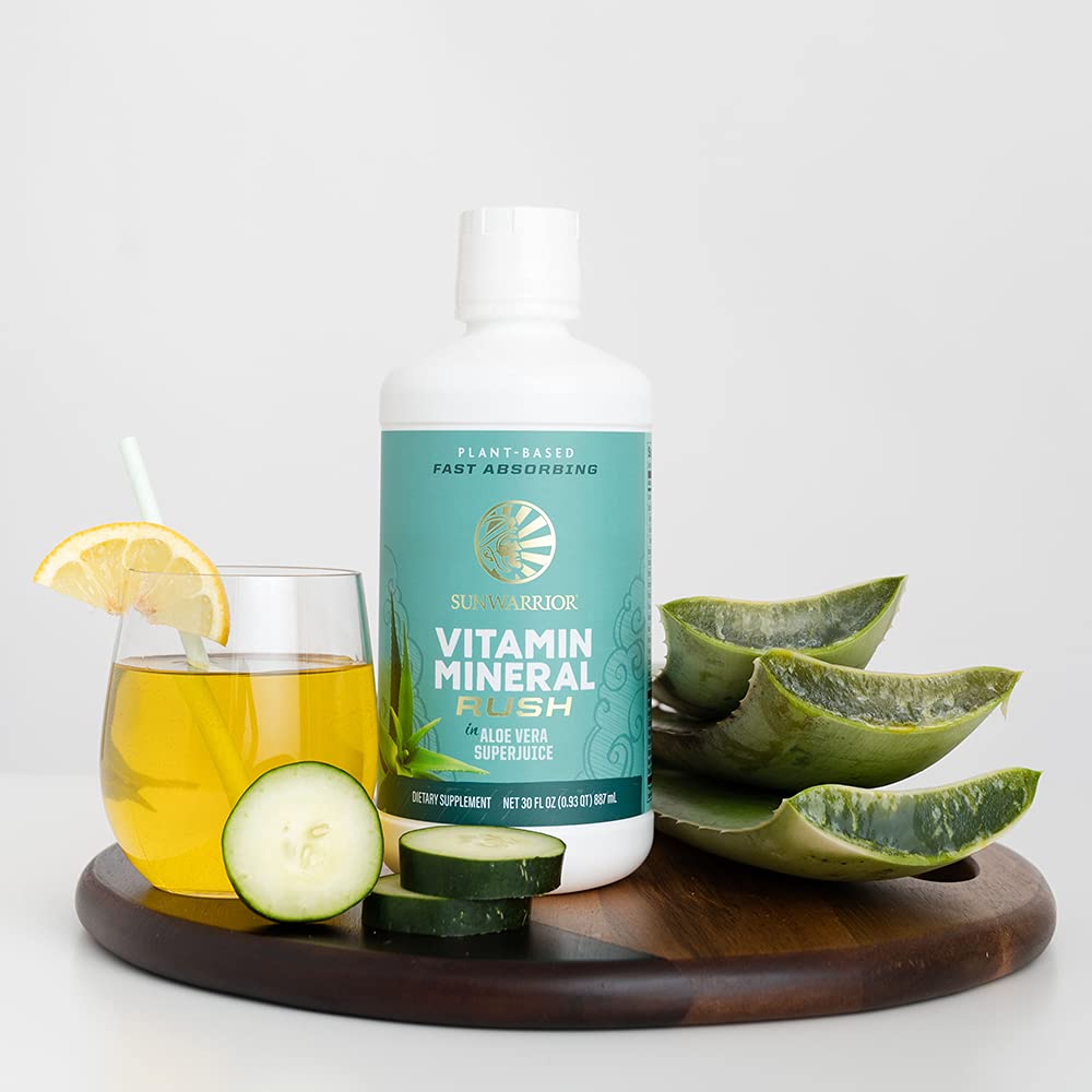 Sunwarrior Liquid Multivitamin Supplements & Minerals Vegan Plant-Based with Aloe Vera for Men and Women | Energy & Immune Support Gluten Sugar Dairy Free | 30 Fl Oz Sunwarrior buy supplements canada