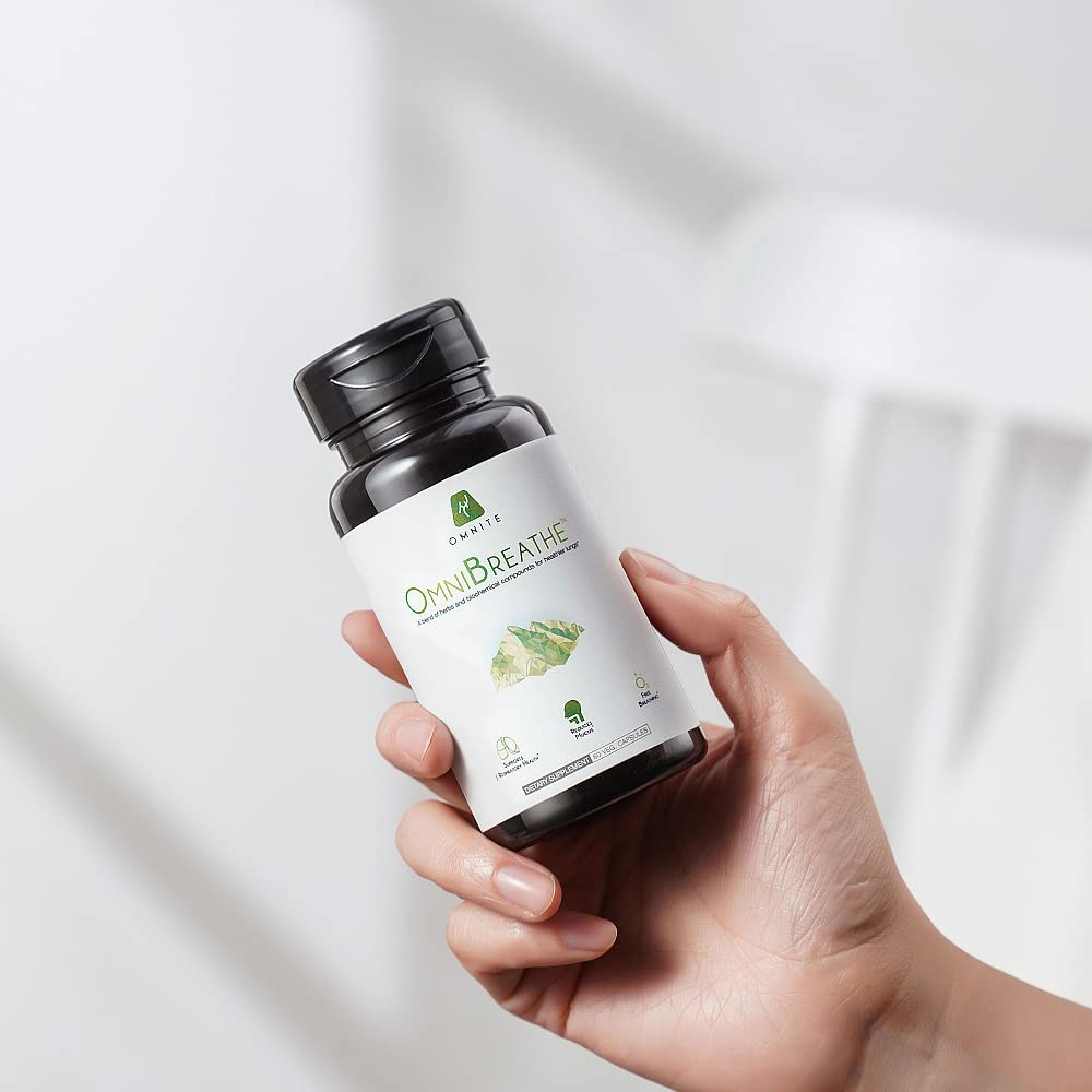 OmniBreathe for Lung Cleanse Detox Respiratory Wellness - Help Reduce Mucus & Cough for All Kinds Omnite buy supplements canada