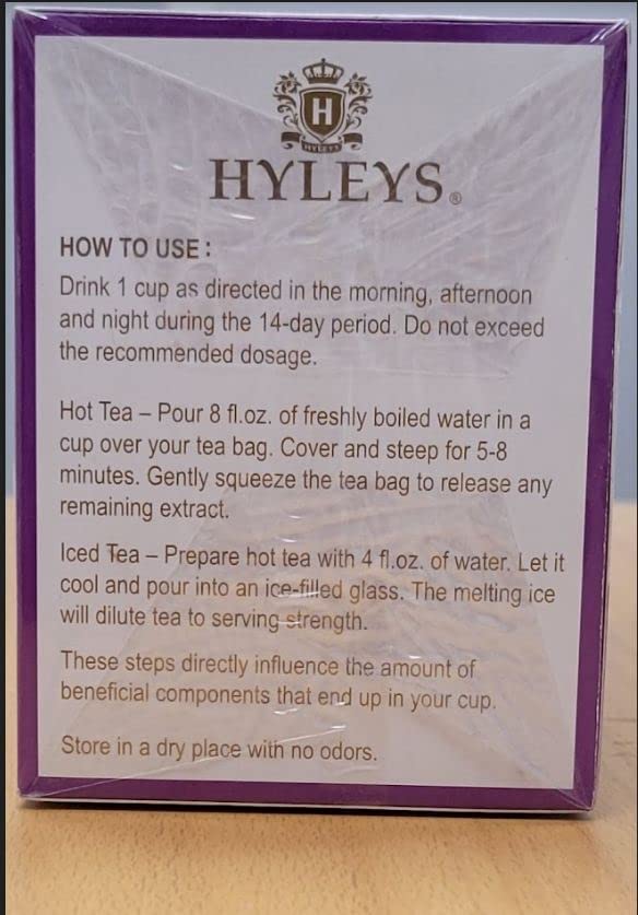 Hyleys 14 Day Weight Loss Tea - 42 Tea Bags (1 Pack), Detox Tea for Cleanse HYLEYS buy supplements canada