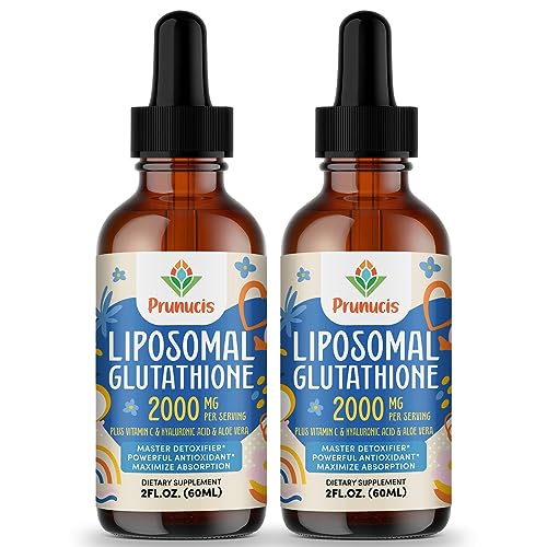 2000MG Liposomal Glutathione Liquid, 98% Absorption, Glutathione Liquid Supplement Prunucis buy supplements canada