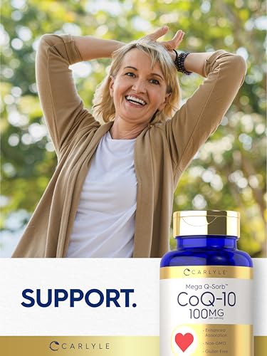 Carlyle CoQ10 100mg | 240 Softgels | Mega Q-Sorb Coenzyme Q-10 | with Black Pepper Carlyle buy supplements canada
