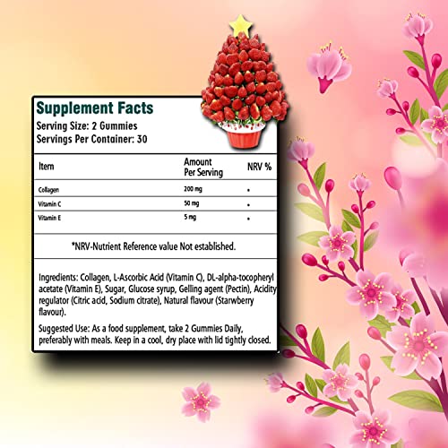 Ved Collagen Gummies; Chew Gummies Strawberry Flavour, Raw Unfiltered Collagen Gummies Ved buy supplements canada