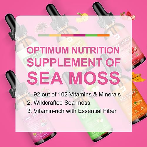 3000mg Sea Moss Liquid Drops - Black Seed Oil & Irish Sea Moss Gel B BEWORTHS buy supplements canada