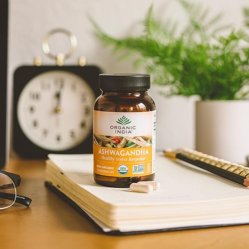 ORGANIC INDIA Ashwagandha Herbal Supplement - Vegan, Gluten-Free, Kosher ORGANIC INDIA buy supplements canada