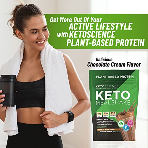 Keto Science Plant Based Protein, Keto Meal Shake, Supports Weight Management Keto Science buy supplements canada