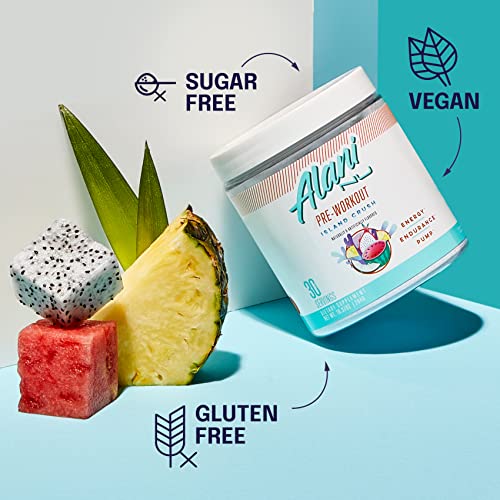 Alani Nu Island Crush Pre Workout and BCAA Hawaiian Shaved Ice Post Workout Powder Alani Nu buy supplements canada
