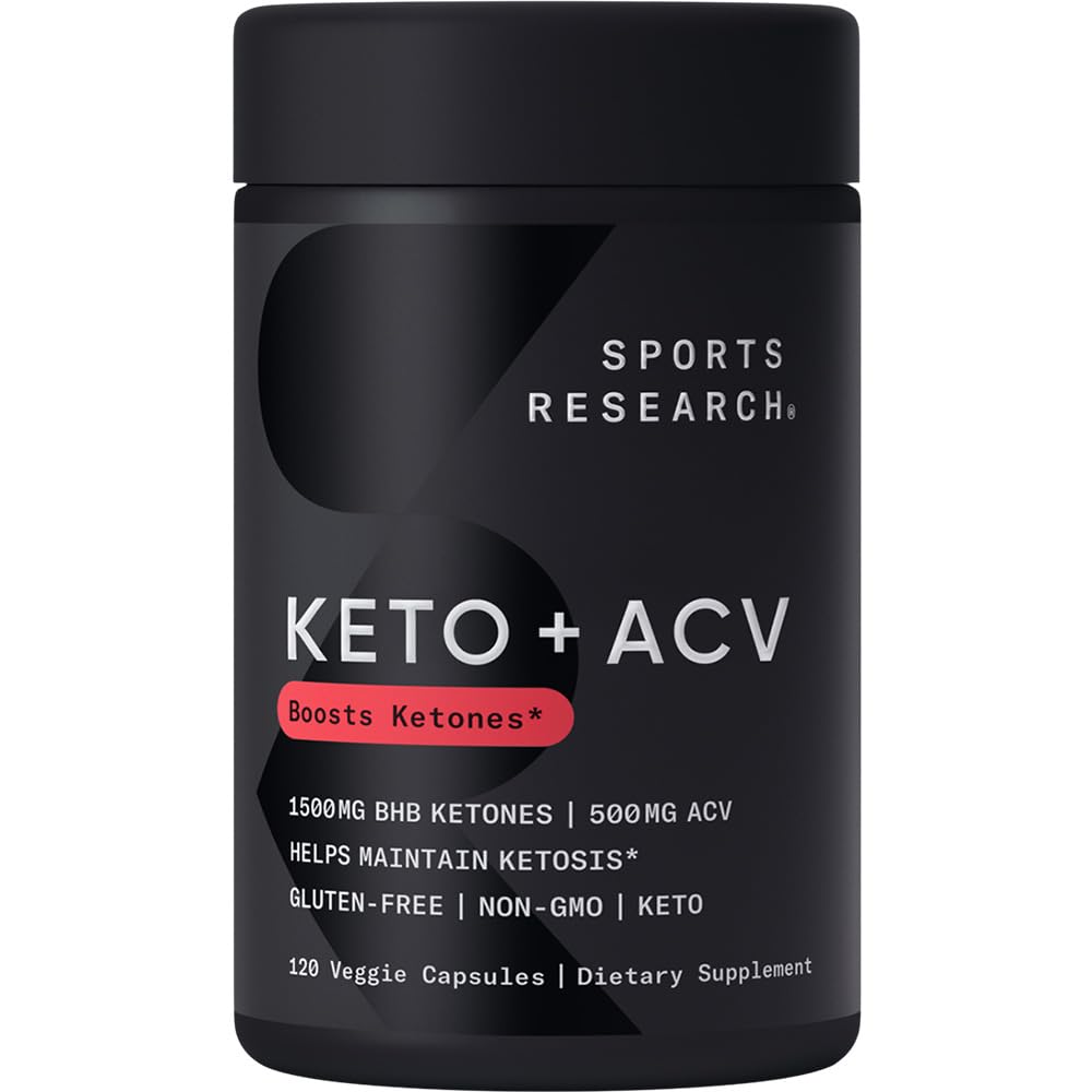 Sports Research® Keto ACV Capsules - Diet Kit System with 500mg of Apple Cider Vinegar Sports Research buy supplements canada