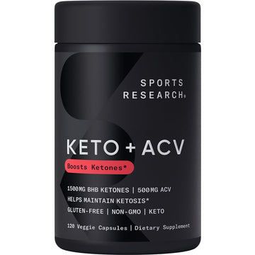 Sports Research® Keto ACV Capsules - Diet Kit System with 500mg of Apple Cider Vinegar Sports Research buy supplements canada