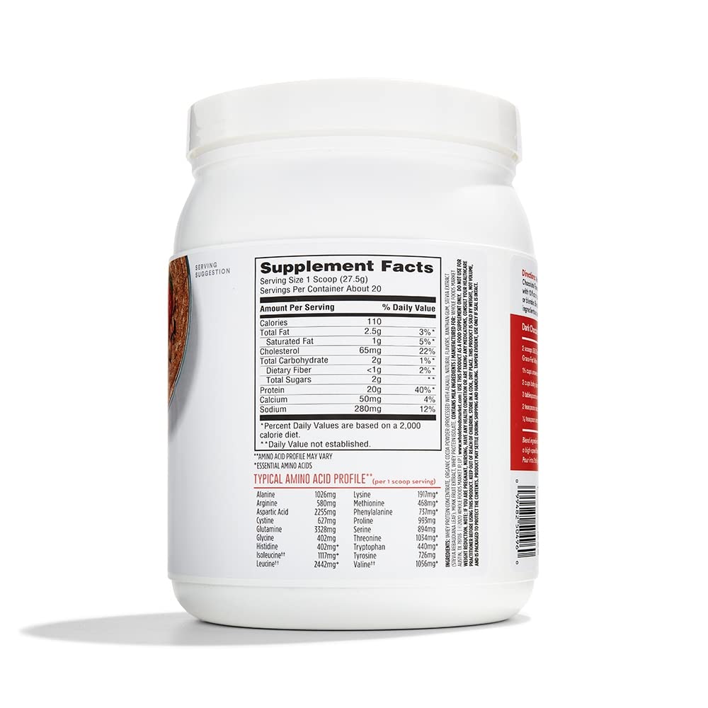 365 by Whole Foods Market, Chocolate Grass Fed Whey Protein, 19.4 Ounce 365 by Whole Foods Market buy supplements canada