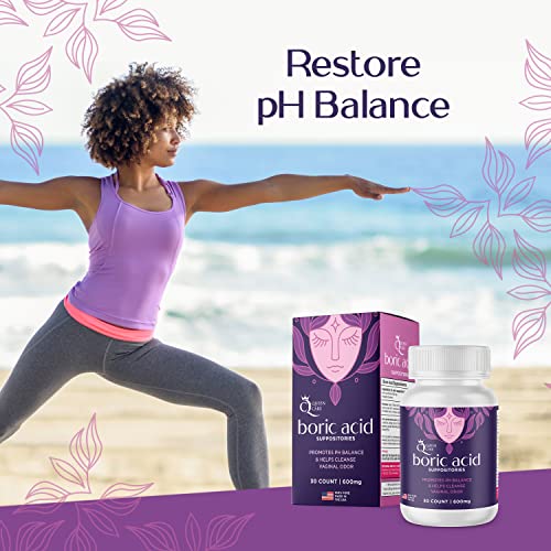 Queen Care - Boric Acid Suppositories, Boric Acid Suppositories for Feminine Care, Safe & All-Natural pH Queen Care buy supplements canada