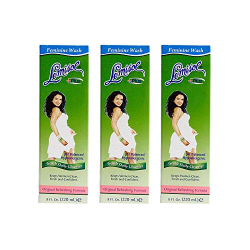 Lemisol Plus, Gentle Daily Feminine Cleanser, Original Refreshing Formula - 8 Oz (Pack of 3) Lemisol buy supplements canada