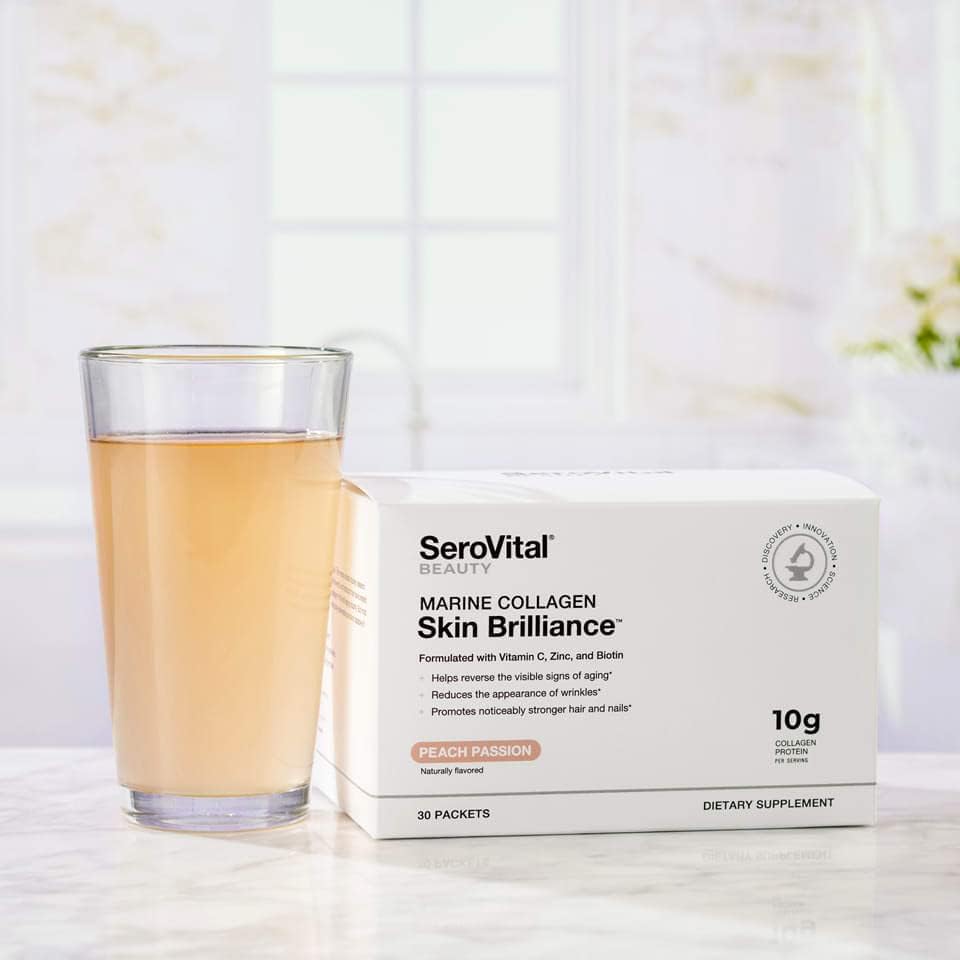 Serovital Skin Brilliance Marine Collagen – Hydrolyzed Marine Collagen Peptides Serovital buy supplements canada