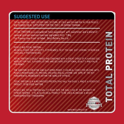 Muscle Nh2 Total Protein, Whey Protein Powder with Creatine Monohydrate and Glutamine Muscle Growth MuscleNh2 buy supplements canada