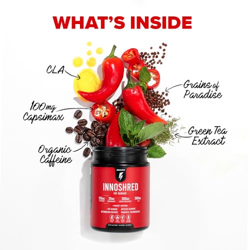 Inno Shred - Day Time Fat Burner | 100mg Capsimax, Grains of Paradise, Organic Caffeine InnoSupps buy supplements canada
