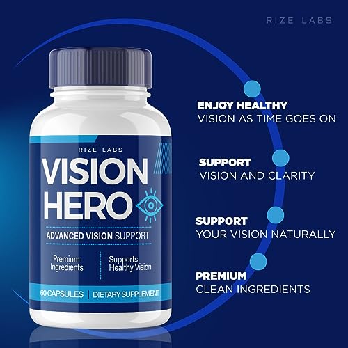 (5 Pack) Vision Hero Capsules - Vision Hero Eye Health Supplement for Healthy rize labs buy supplements canada