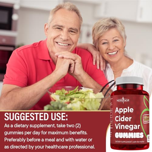 NEW AGE Apple Cider Vinegar Gummies 2-Pack - 120 Count - Immunity & Detox NEW AGE buy supplements canada