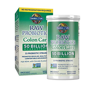 Garden of Life RAW Probiotics Colon Care Shelf Stable - 50 Billion CFU Guaranteed Garden of Life buy supplements canada