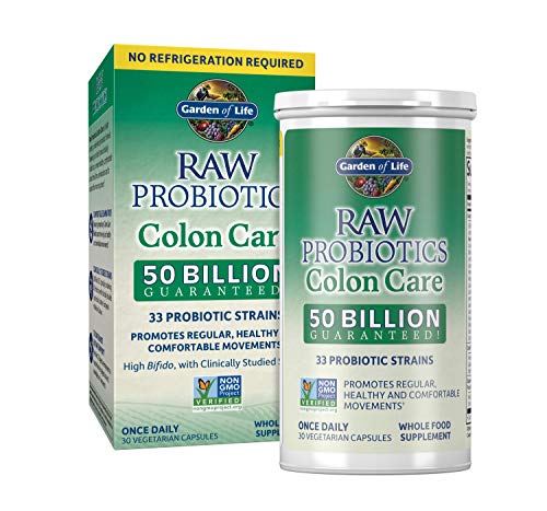 Garden of Life RAW Probiotics Colon Care Shelf Stable - 50 Billion CFU Guaranteed Garden of Life buy supplements canada