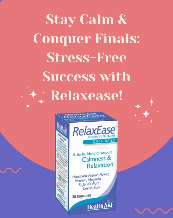 RelaxEase, Herbal Blend to Support Harmony and Tranquility, Once Daily, 30 ct, Helps Promote Health and Relaxation HealthAid buy supplements canada