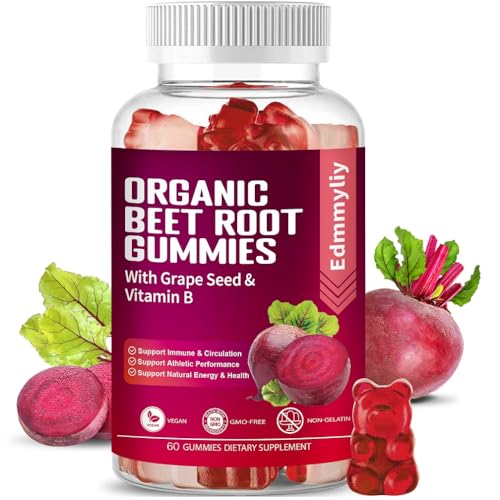 Organic Beet Root Gummies 1500mg for Men Women Beet Root for Athletic, Performance Edmmyliy buy supplements canada