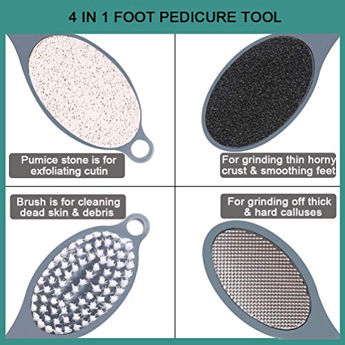 CAREHOOD Foot File Callus Remover - Multi Purpose 4 in 1 Feet Pedicure CAREHOOD buy supplements canada