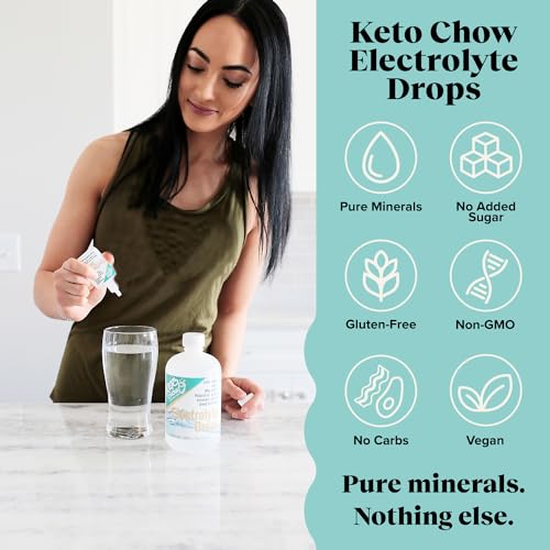 Keto Chow - Electrolyte Hydration Drops - Keto Diets & Intermittent Fasting - Immune Support Keto Chow buy supplements canada