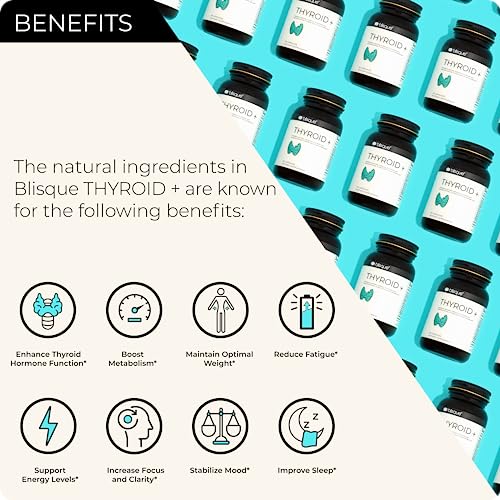 Blisque – Thyroid Support Supplement Complex for Healthy Metabolism and Increased Energy Blisque buy supplements canada