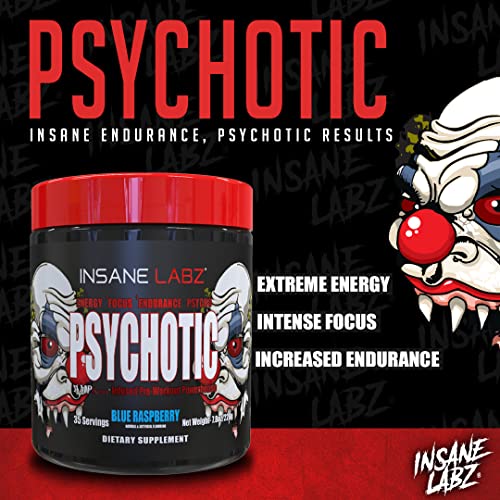 Insane Labz Psychotic, High Stimulant Pre Workout Powder, Extreme Lasting Energy Insane Labz buy supplements canada