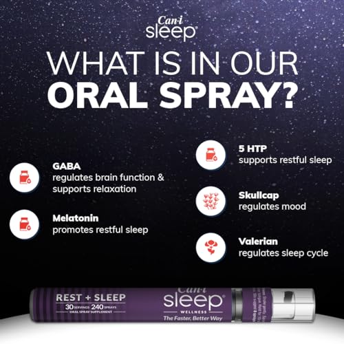 Sleep Fast & Longer - Oral Absorbtion Spray Can I Sleep Natural Sleep Aid with Melatonin Cani Brands Feel Amazing buy supplements canada