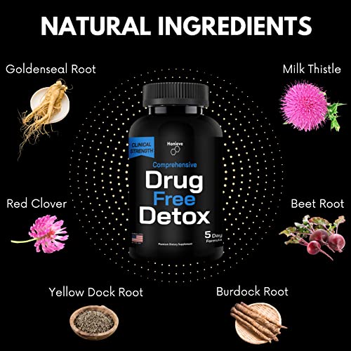 Honieve Total Body Cleanse - Cleanse Detox & Repair with Milk Thistle - 5 Day Fast & Effective Honieve buy supplements canada