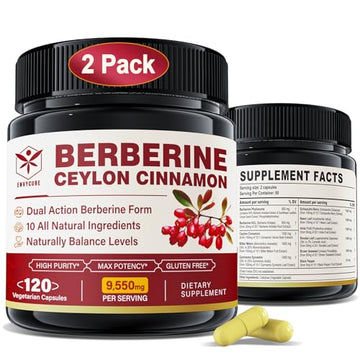 Berberine Supplement 1500mg with Ceylon Cinnamon, Bitter Melon, Banana Leaf envycure buy supplements canada