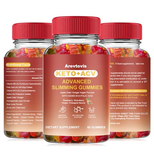 Arevtovis Apple Cider Vinegar Gummies - Boost Energy, Detox & Support Gut Health ACV Arevtovis buy supplements canada