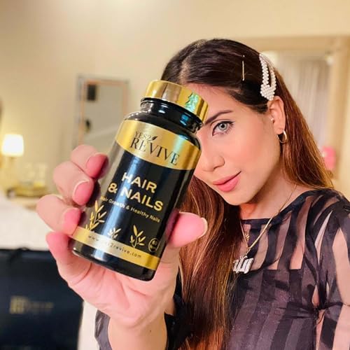 YES2 REVIVE Hair Nails Growth - Includes Marine Collagen, Ascorbic Acid, MSM & Vitamin C for Men and Women Skin, Longer, Strength, Thicker YES2 REVIVE buy supplements canada